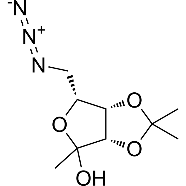 6-Azido-1,6-dideoxy-3,4-O-isopropylidene-D-lyxo-2-hexulofuranose 122194-05-2
